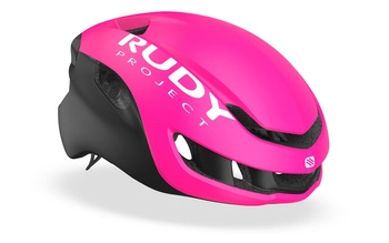 RUDY PROJECT Kask rowerowy NYTRON pink fluo/black matte