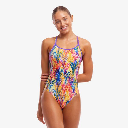 FUNKITA Strój kąpielowy damski jednoczęściowy DIAMOND BACK ONE PIECE strike a posy