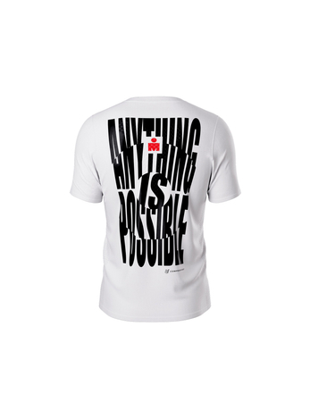 COMPRESSPORT Koszulka biegowa z krótkim rękawem TRAINING SS T-SHIRT IRONMAN 2025 white
