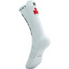 COMPRESSPORT Skarpetki rowerowe PRORACING SOCKS V4.0 BIKE IRONMAN 2025 white