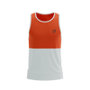 COMPRESSPORT Koszulka biegowa PERFORMANCE SINGLET tigerlily/star white