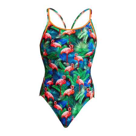 FUNKITA Strój kąpielowy damski jednoczęściowy DIAMOND BACK ONE PIECE jungle bungle