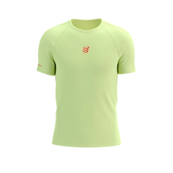 COMPRESSPORT Koszulka biegowa męska TRAIL RACING SS T-SHIRT shadow lime