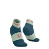 COMPRESSPORT Skarpetki do biegania ULTRA TRAIL LOW SOCKS V2.0 stargazer/aqua/fluo red
