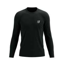 COMPRESSPORT Koszulka biegowa z długim rękawem PERFORMANCE LS T-SHIRT black