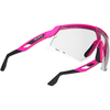 RUDY PROJECT Okulary sportowe z fotochromem DEFENDER IMPACTX PHOTOCHROMIC fluo pink 2 laser black