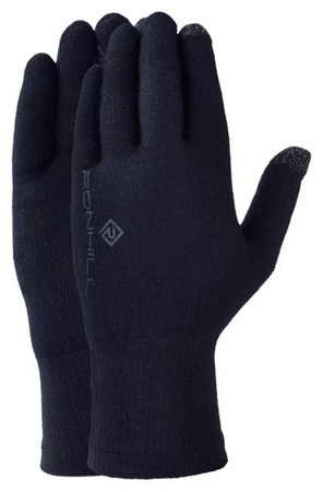 RONHILL Rękawiczki do biegania MERINO SEAMLESS GLOVE granatowe