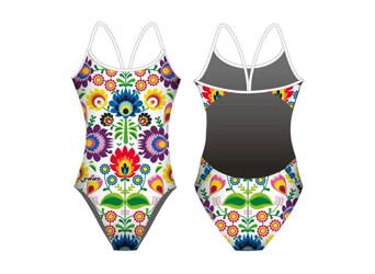 FINIS Strój pływacki OPENBACK folk