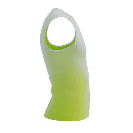 COMPRESSPORT Koszulka biegowa PERFORMANCE TANK safe yellow