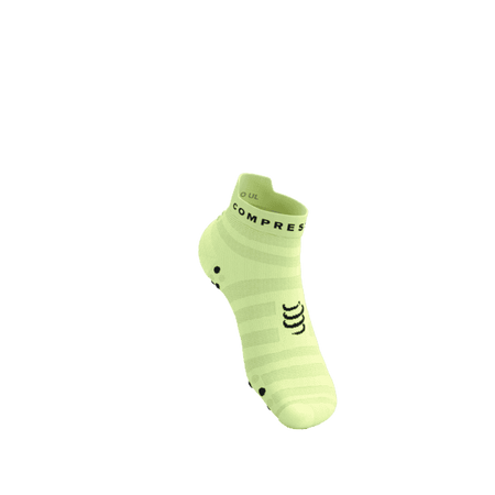 COMPRESSPORT Skarpetki do biegania PRORACING SOCKS V4 ULTRALIGHT RUN LOW shadow lime/black