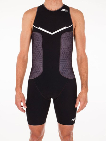 ZEROD Strój triathlonowy męski RACER TRISUIT czarny