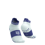 COMPRESSPORT Skarpetki do biegania krótkie PRORACING SOCKS V4 RUN LOW star white/orient blue
