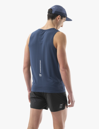 COMPRESSPORT Koszulka biegowa PERFORMANCE SINGLET blues