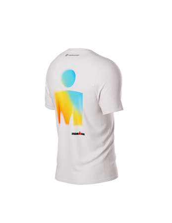 COMPRESSPORT Koszulka biegowa z krótkim rękawem TRAINING SS T-SHIRT IRONMAN 2025 sugar sunrise
