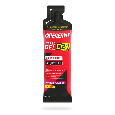 ENERVIT Żel energetyczny CARBO GEL C2:1 PRO 60 ml mango