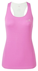 RONHILL Koszulka biegowa damska TECH RACE VEST fuchsia/honeydew
