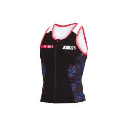 ZEROD Koszulka triathlonowa damska RACER SINGLET the island