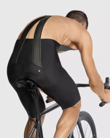 ASSOS Spodenki rowerowe MILLE GTO BIB SHORTS C2 LONG Flamme D'Or