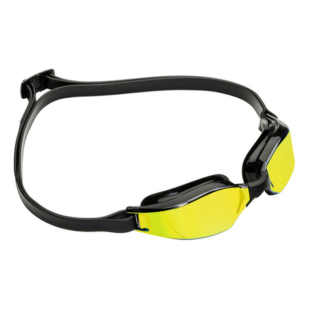 AQUA SPHERE Okularki pływackie XCEED Yellow Titanium Mirror