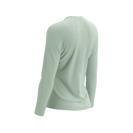 COMPRESSPORT Koszulka biegowa damska z długim rękawem PERFORMANCE LS T-SHIRT aqua