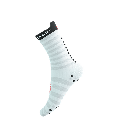 COMPRESSPORT Skarpetki do biegania PRORACING SOCKS V4 ULTRALIGHT RUN HIGH white/red/black