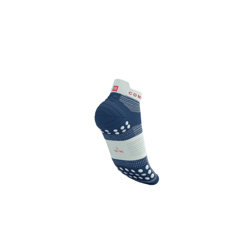 COMPRESSPORT Skarpetki do biegania krótkie PRORACING SOCKS V4 RUN LOW blues/sugar