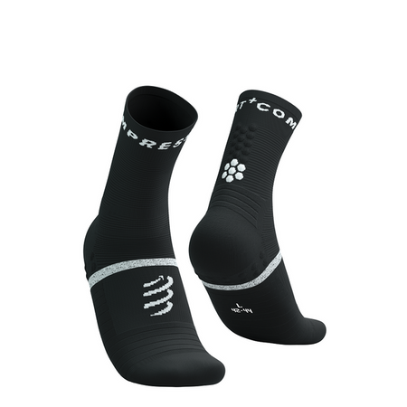 COMPRESSPORT Skarpetki do biegania PRO MARATHON SOCKS V2.0 black/white