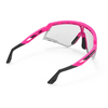 RUDY PROJECT Okulary sportowe z fotochromem DEFENDER IMPACTX PHOTOCHROMIC fluo pink 2 laser black