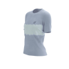 COMPRESSPORT Koszulka biegowa damska PERFORMANCE SS T-SHIRT lavender/white