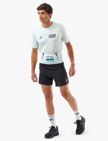 COMPRESSPORT Pas biegowy FREE BELT PRO UTMB 2025 ice flow blue