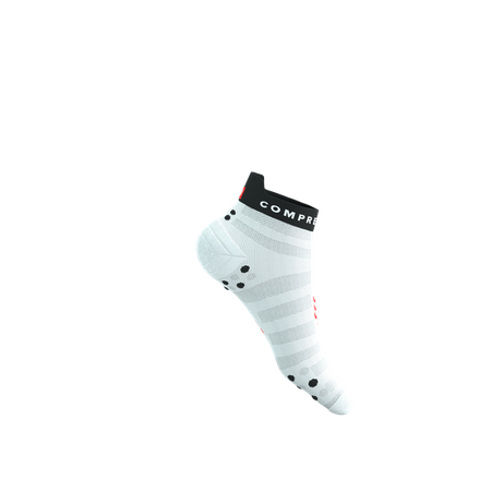 COMPRESSPORT Skarpetki do biegania PRORACING SOCKS V4 ULTRALIGHT RUN LOW white/red/black