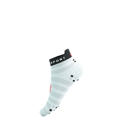 COMPRESSPORT Skarpetki do biegania PRORACING SOCKS V4 ULTRALIGHT RUN LOW white/red/black