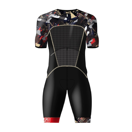 ZEROD Strój triathlonowy męski START TT SUIT psycho champagne