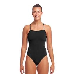 FUNKITA Strój kąpielowy damski jednoczęściowy SINGLE STRAP ONE PIECE black
