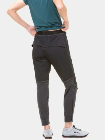 RONHILL Spodnie biegowe damskie TECH FLEX PANTS black/charcoal marl