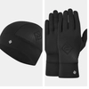 RONHILL Zestaw czapka biegowa + rękawiczki biegowe BEANIE AND GLOVE SET all black