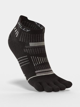 HILLY Skarpetki do biegania z palcami TOE SOCKLET black/grey/light grey