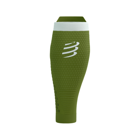 COMPRESSPORT Opaski kompresyjne na łydki R2V3 woodbine/white reflect