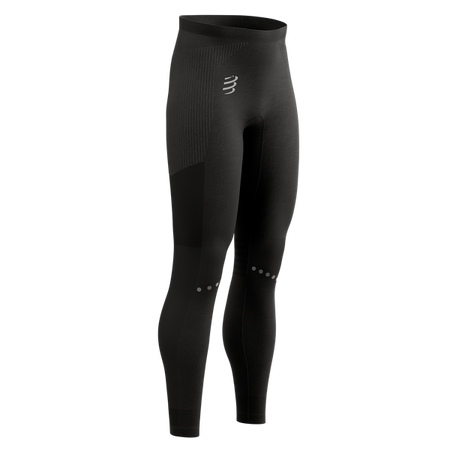 COMPRESSPORT Legginsy biegowe męskie WINTER RUNNING LEGGING black