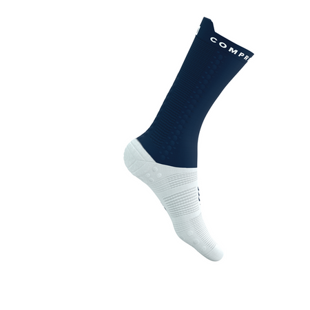 COMPRESSPORT Skarpetki rowerowe PRORACING SOCKS V4 BIKE blues/white