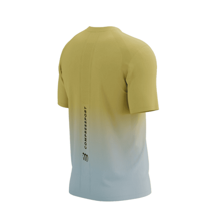 COMPRESSPORT Koszulka biegowa PERFORMANCE SS T-SHIRT ceylon yellow/gray dawn