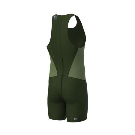 ZEROD Strój triathlonowy męski RACER TRISUIT cedar green