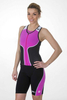ZEROD Top triathlonowy damski iTOP Różowy