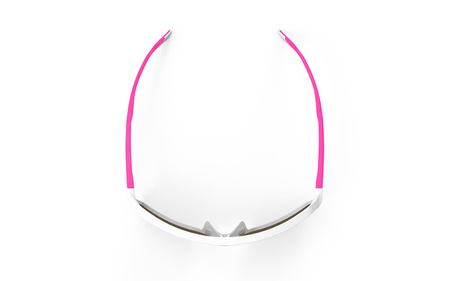 RUDY PROJECT Okulary przeciwsłoneczne SPINSHIELD white pink fluo / multilaser red