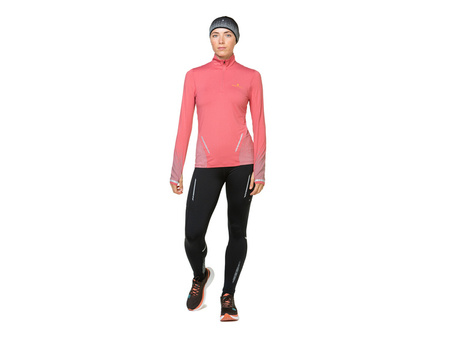 RONHILL Bluza biegowa damska TECH REFLECT 1/2 ZIP salsa/reflect