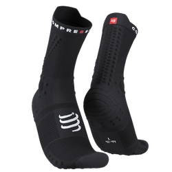 COMPRESSPORT Skarpetki do biegania trailowe PRORACING SOCKS V4 TRAIL black