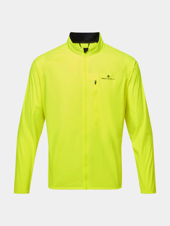 RONHILL Kurtka do biegania męska CORE JACKET fluo yellow/black