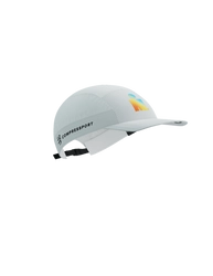 COMPRESSPORT Czapka biegowa 5 PANEL LIGHT CAP IRONMAN 2025 white sunrise