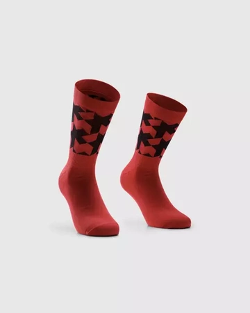 ASSOS Skarpetki rowerowe MONOGRAM SOCKS EVO viganccia red