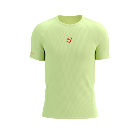 COMPRESSPORT Koszulka biegowa męska TRAIL RACING SS T-SHIRT shadow lime